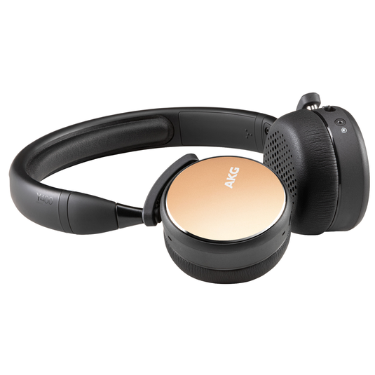 AKG Y400 WIRELESS - Rose Gold - Wireless mini on-ear headphones - Detailshot 2 image number null
